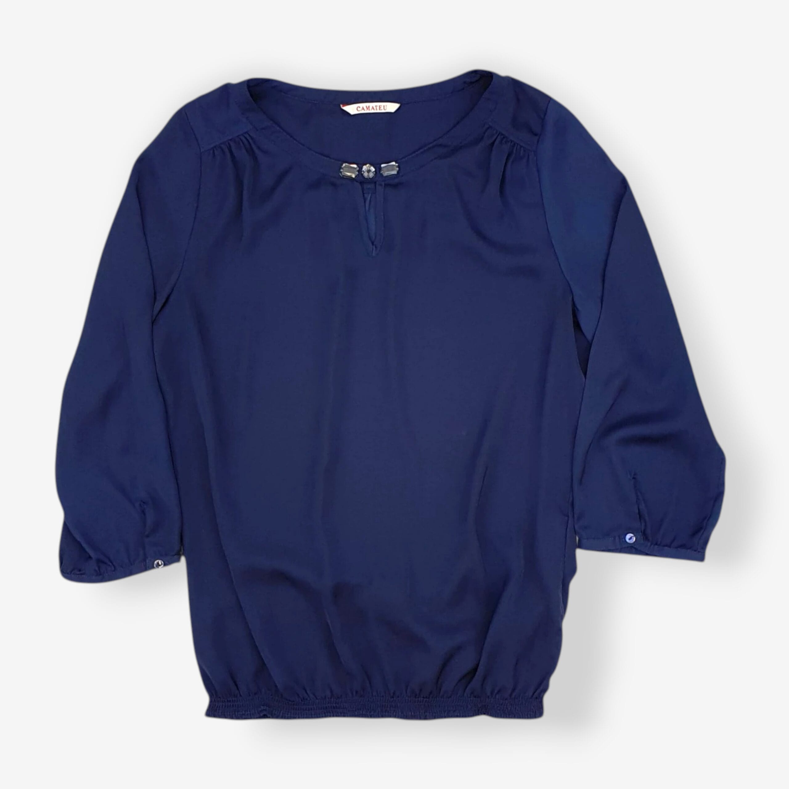 16203 Blouse Camaïeu Bleu nuit taille m