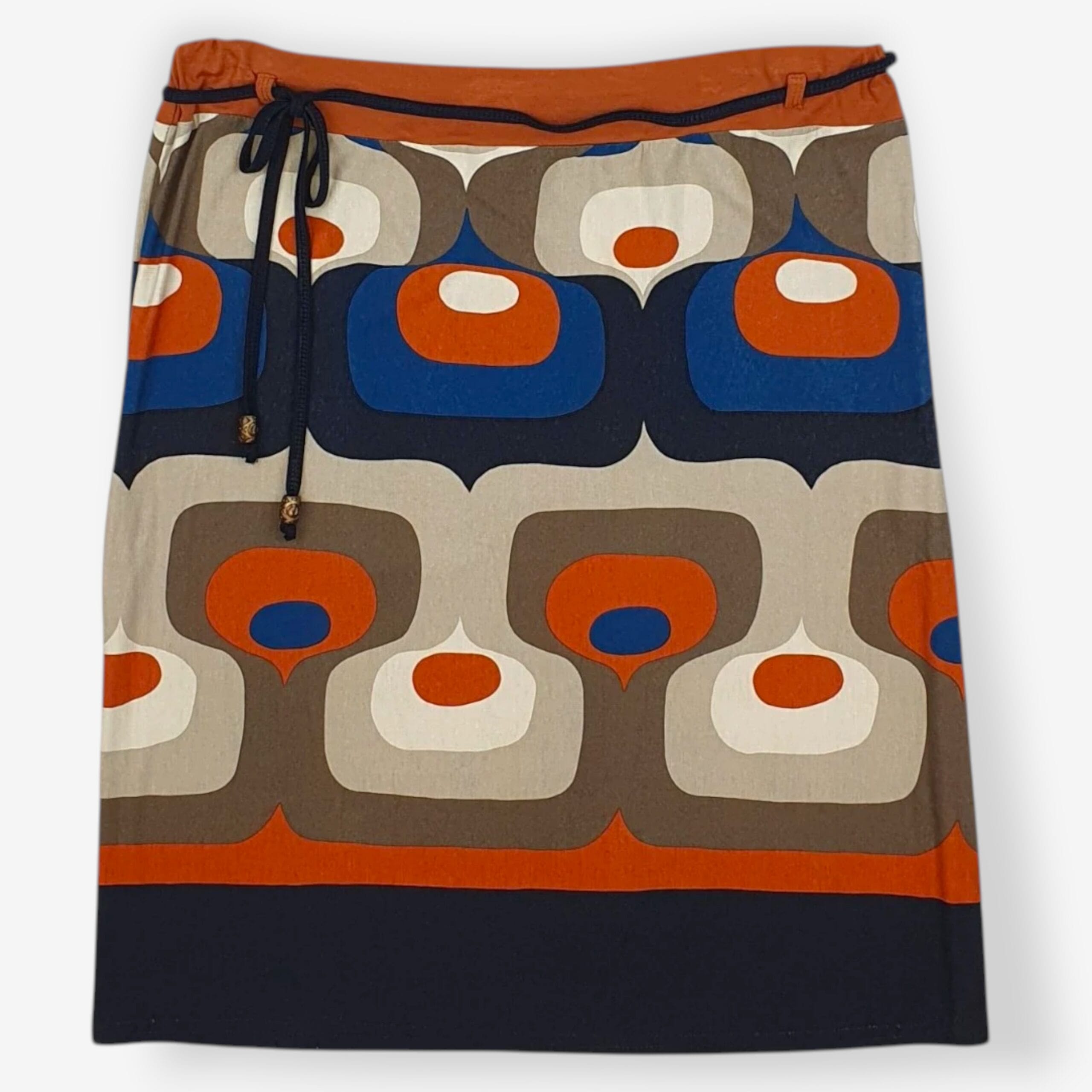 16211 Jupe Lola Liza Bleu canard, Bleu marine, Rouille, Taupe taille l
