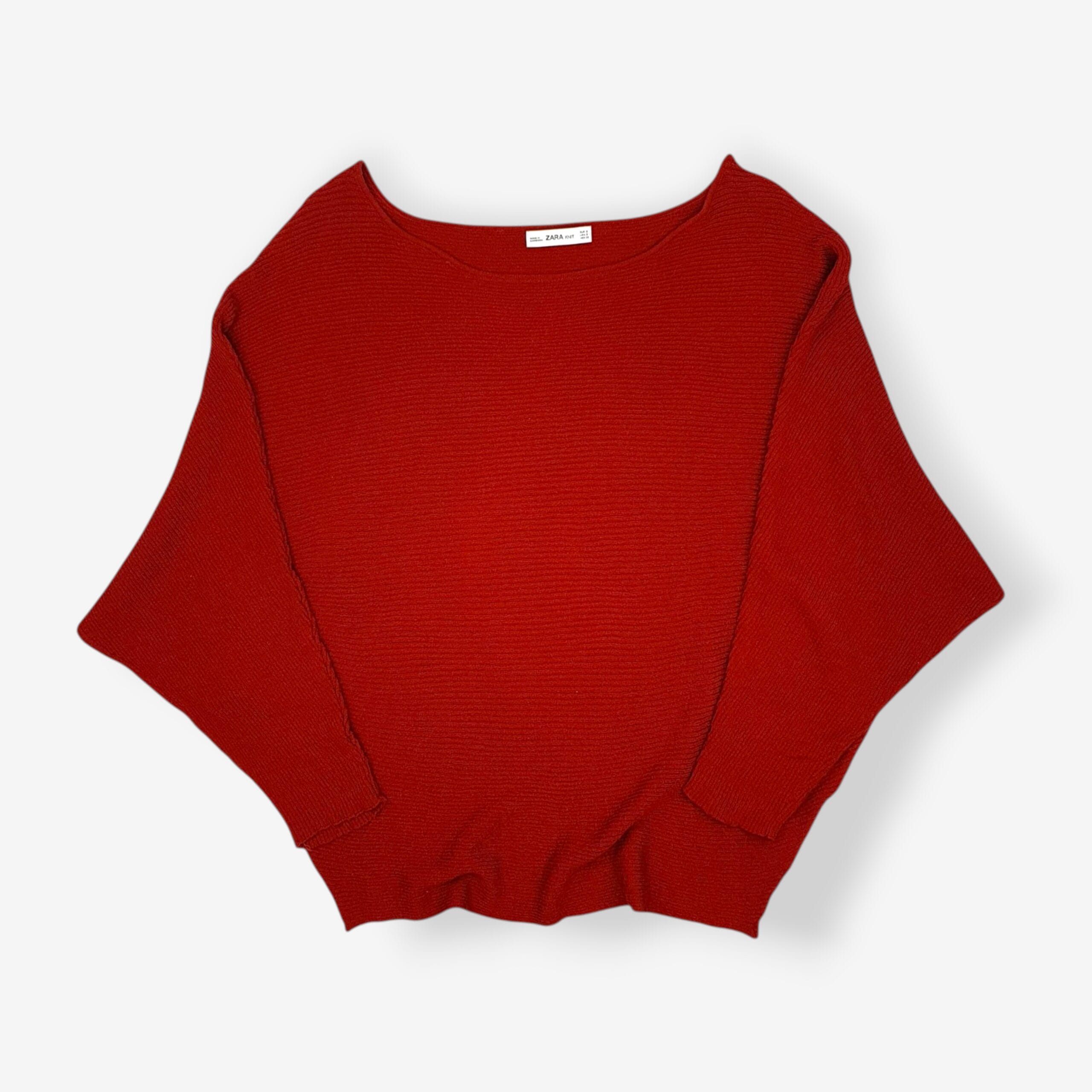 Pull Zara KNit Rouille taille tu