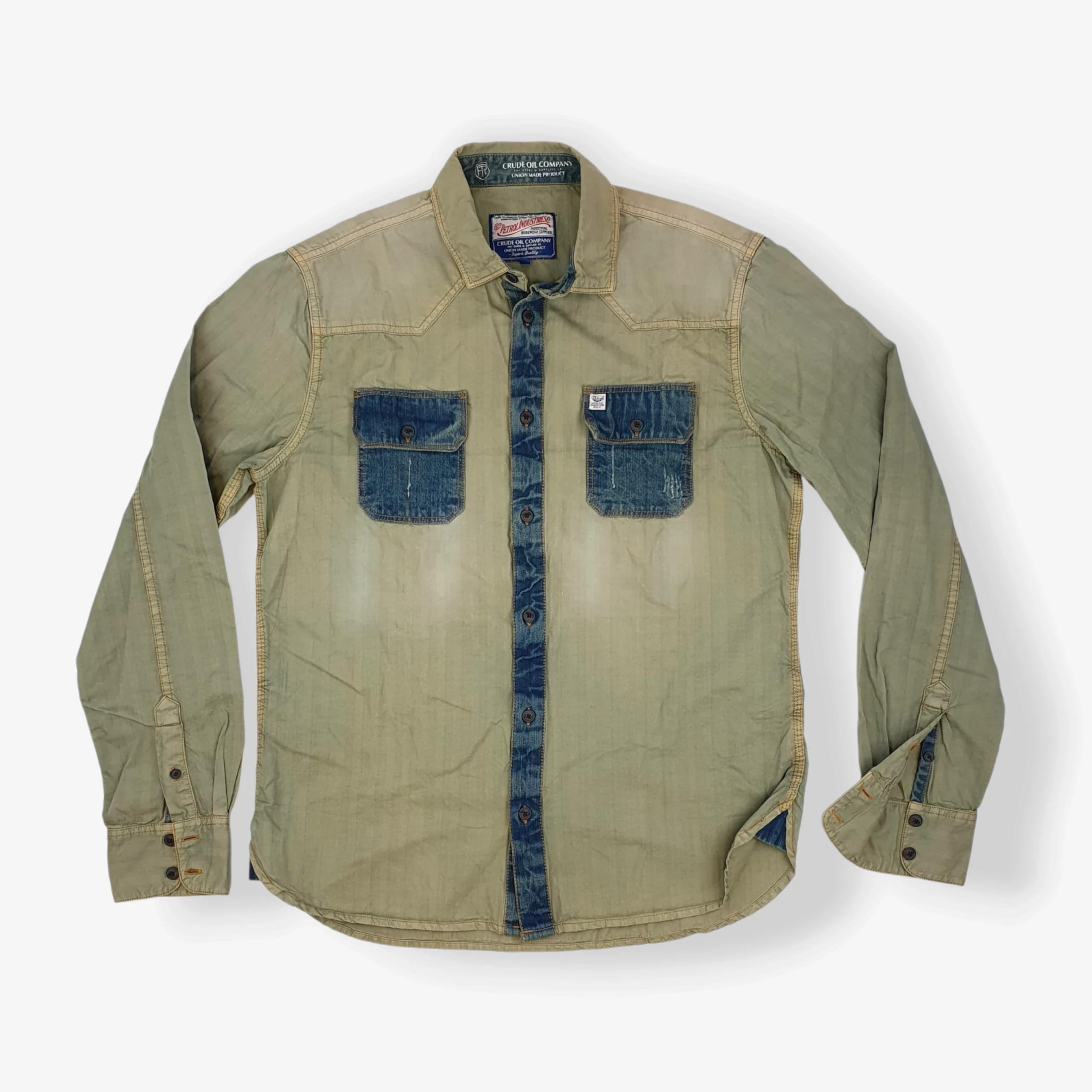 chemise petrol l - Freeperie