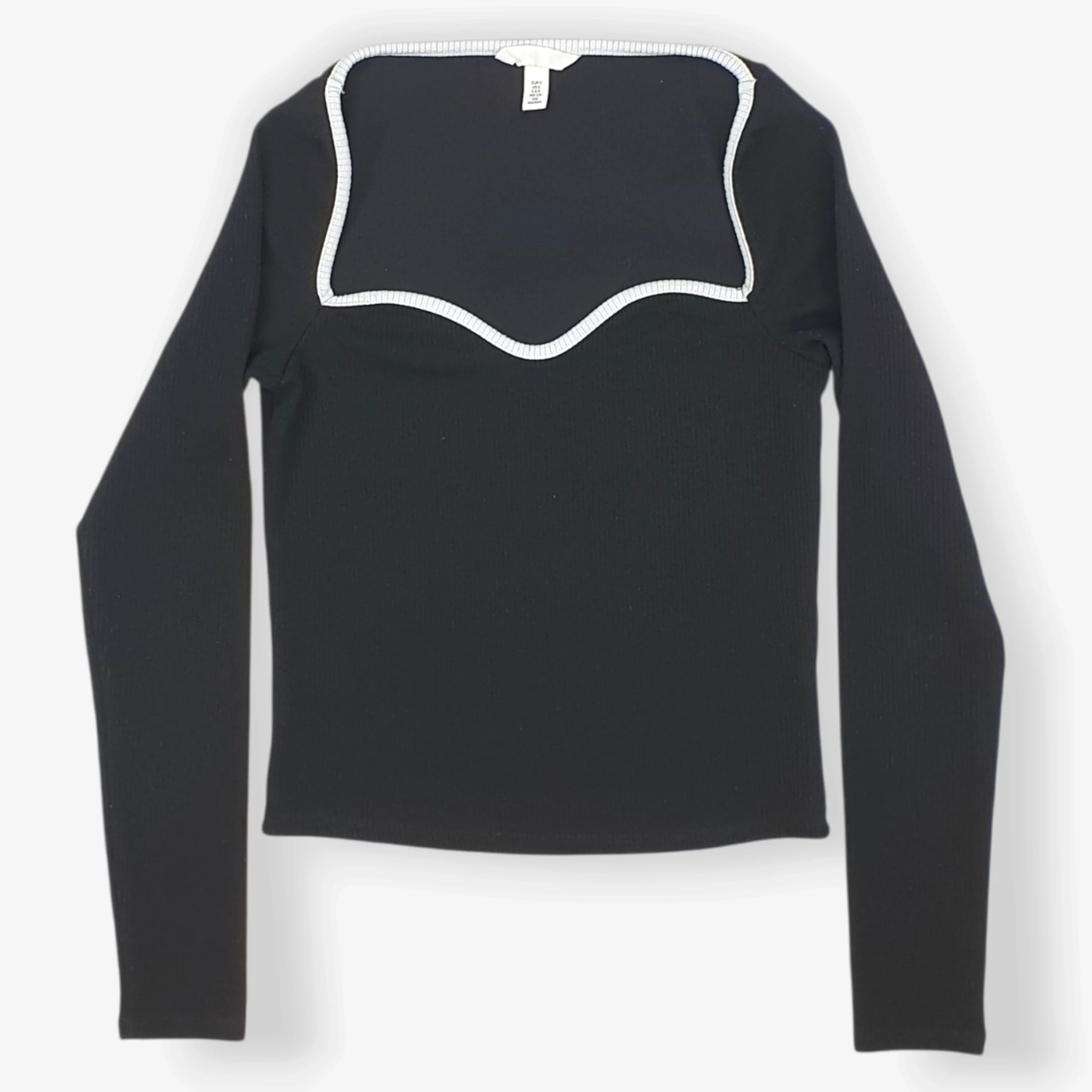 T-shirt longues manches H&M S / 36 / 46 / 8 / T1 / W26 / W27 t-shirt-longues-manches hm s - Freeperie