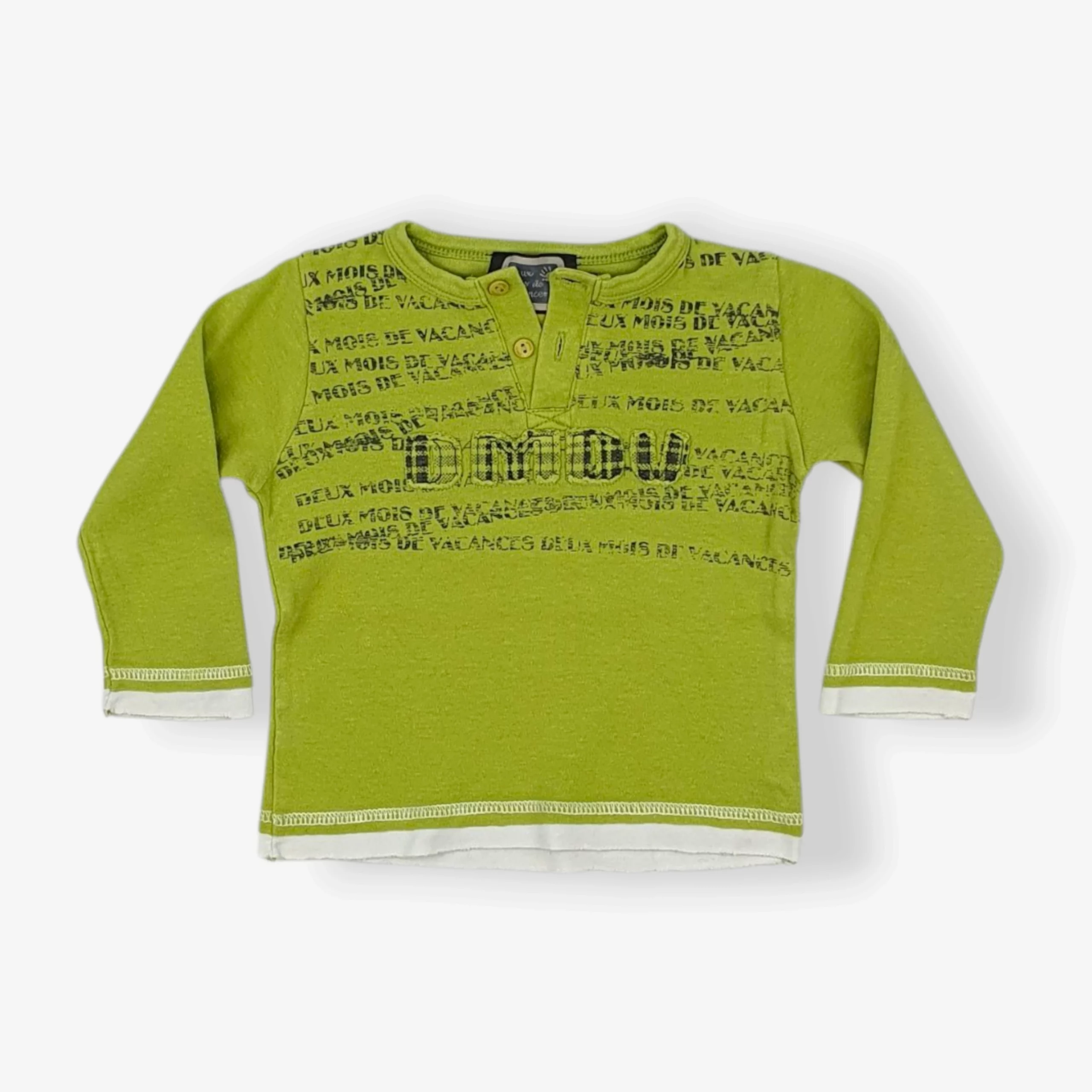 T-shirt longues manches Deux mois de vacances 86 - 18 mois t-shirt-longues-manches deux-mois-de-vacances 86 - Freeperie