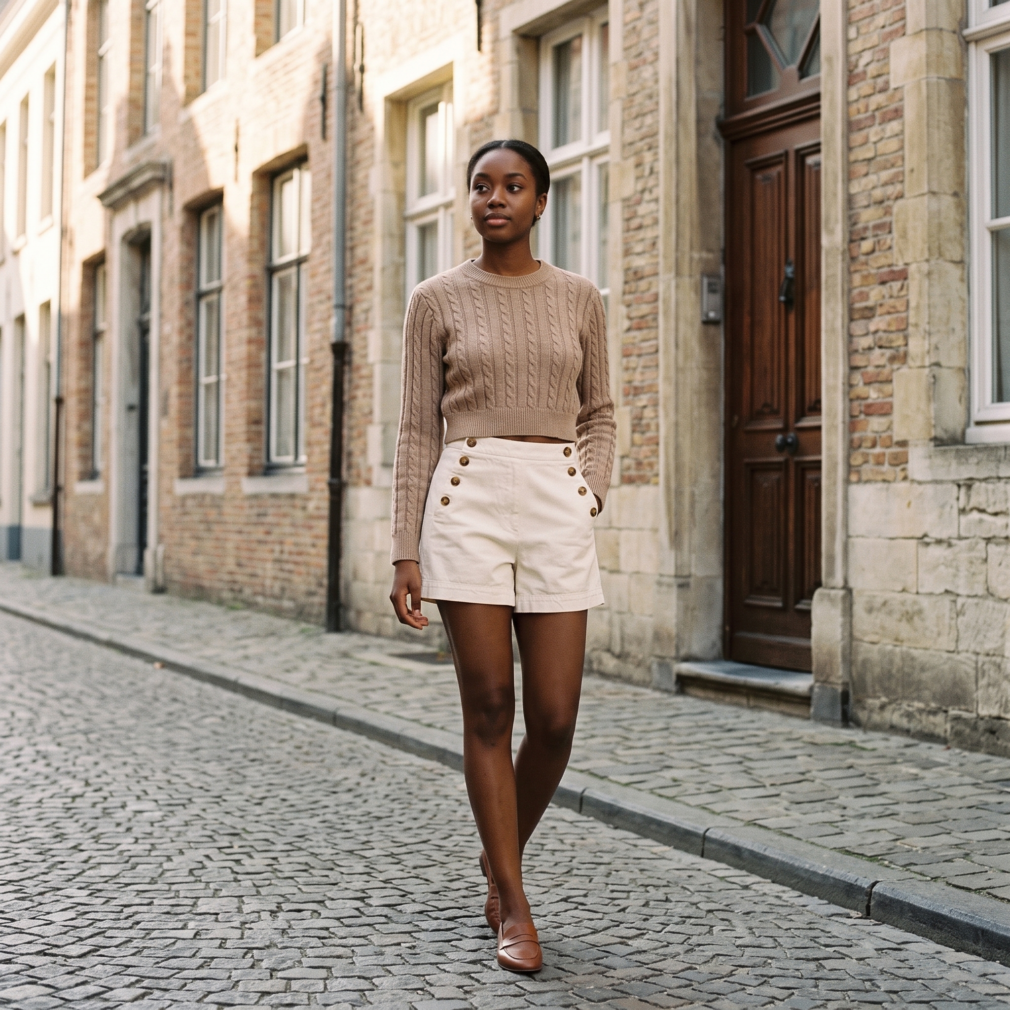 Mannequin virtuel portant le Look femme short