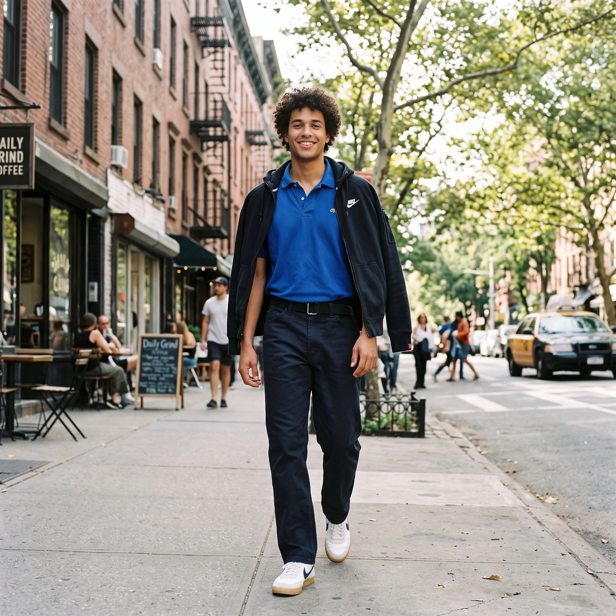 Mannequin virtuel portant le Look homme Carat-Lacoste-Nike