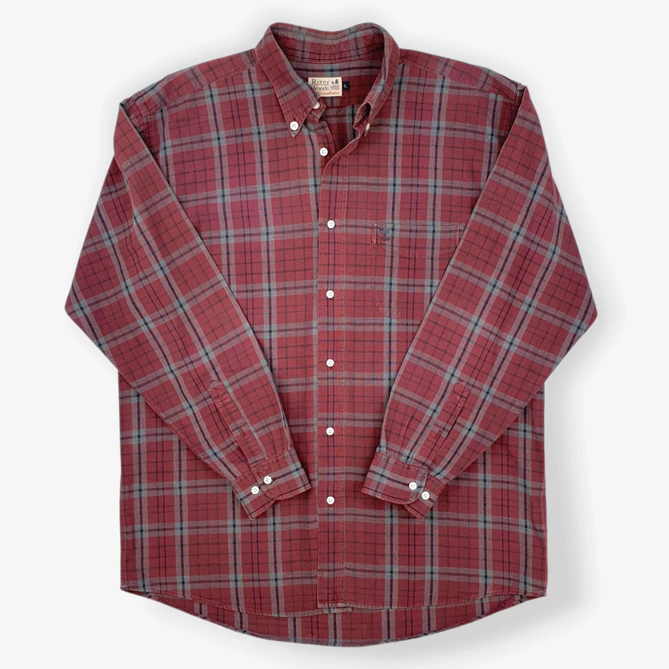 Chemise longues manches River Woods L / 40 / 54 / 12 / T3 / W30 / W29, XL / 42 / 56 / 14 / T4 / W32 / W30 chemise-longues-manches river-woods l, xl - Freeperie