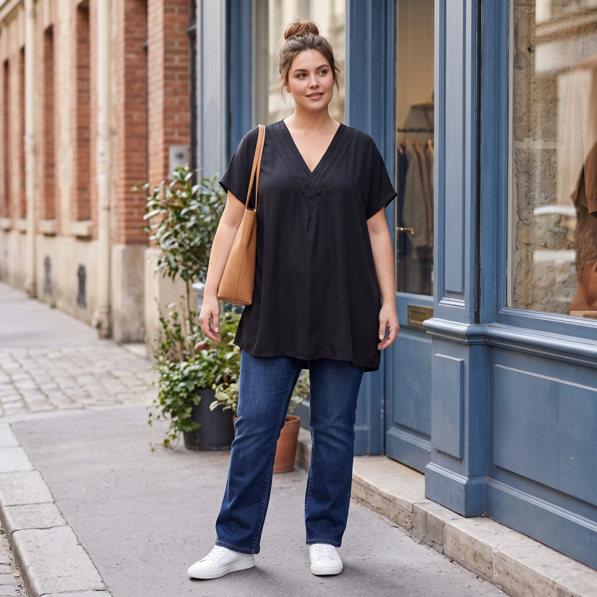 Mannequin virtuel portant le Look femme 4XL